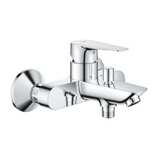 Смеситель для ванны Grohe BauEdge хром однорычажный с коротким изливом без лейки (23604001)