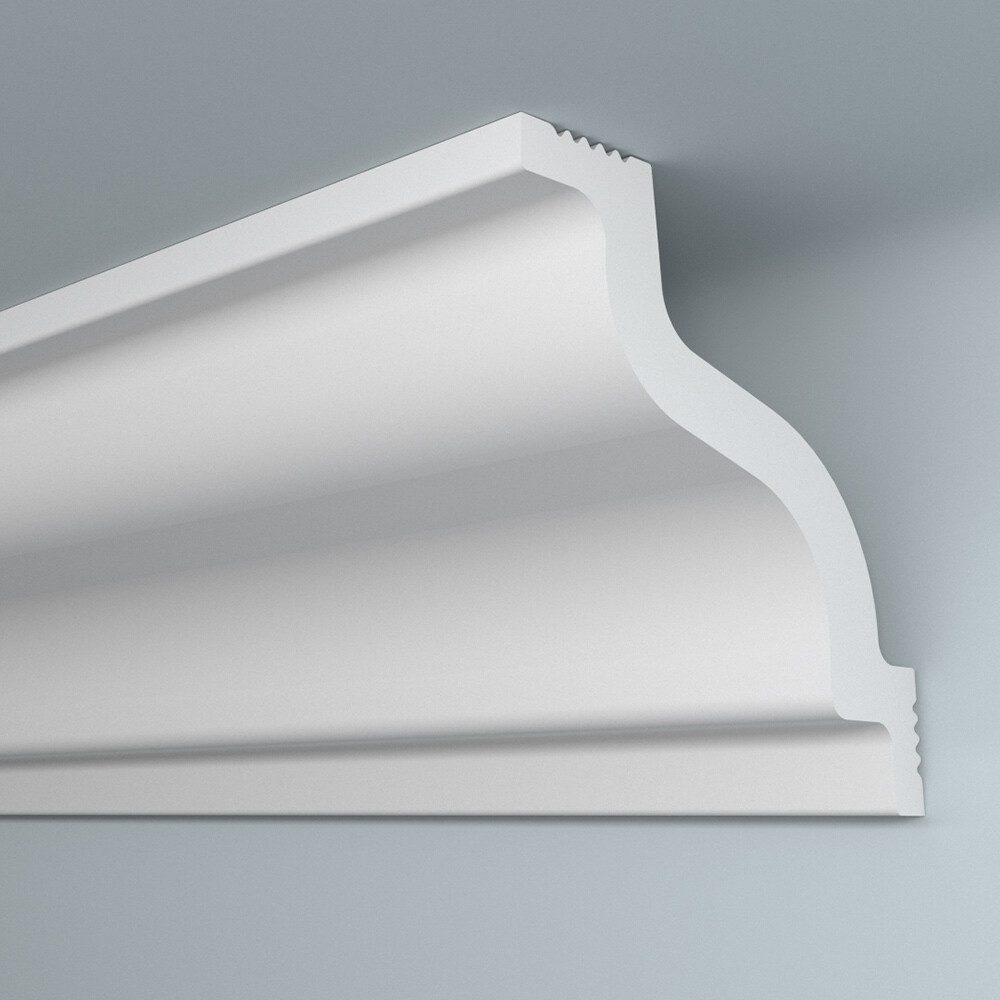 Изображение товара Плинтус потолочный из пенополистирола 70х70х2000 мм Плинтэкс D 70/70