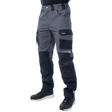 Брюки рабочие Brodeks KS302 48 рост 176-182 см серо-черные