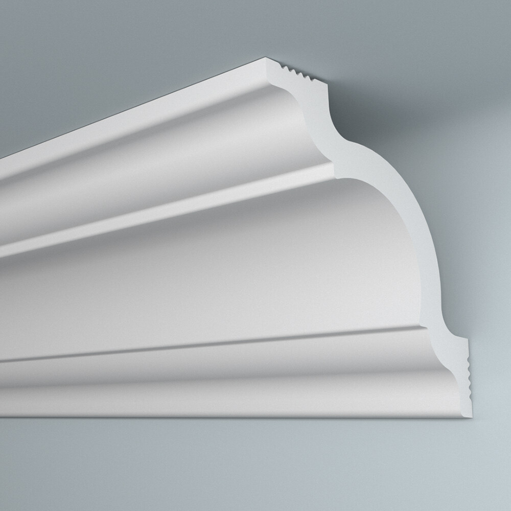 Изображение товара Плинтус потолочный из пенополистирола 95х95х2000 мм Плинтэкс I 95/95