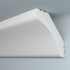 Плинтус потолочный из пенополистирола 15х15х2000 мм Плинтэкс P15/15