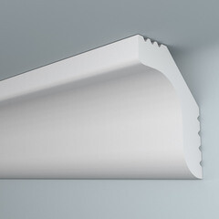 Плинтус потолочный из пенополистирола 20х25х2000 мм под натяжной потолок Плинтэкс C20/25 - фото 1