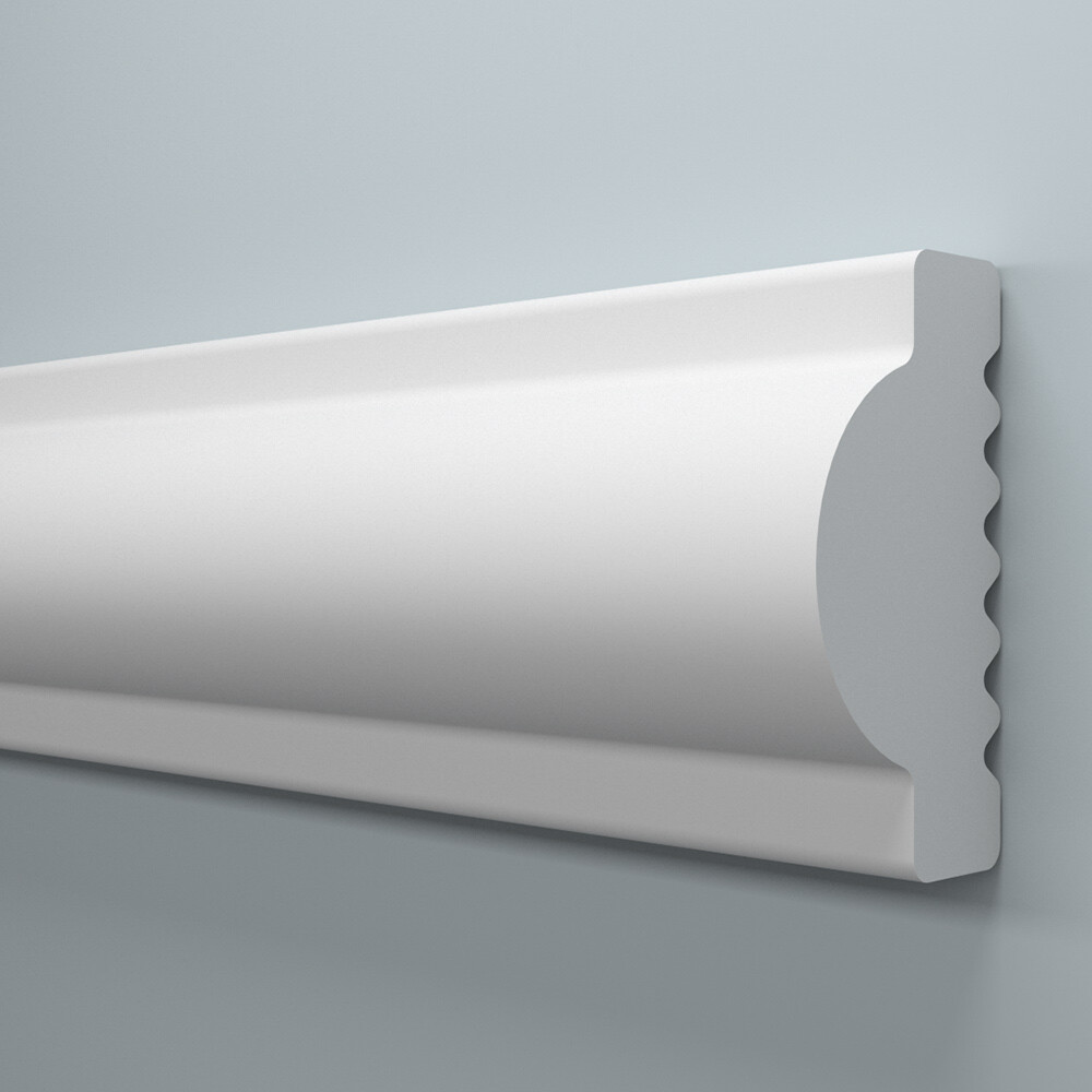 Изображение товара Молдинг из пенополистирола 20х10х2000 мм Плинтэкс M 20/10 белый