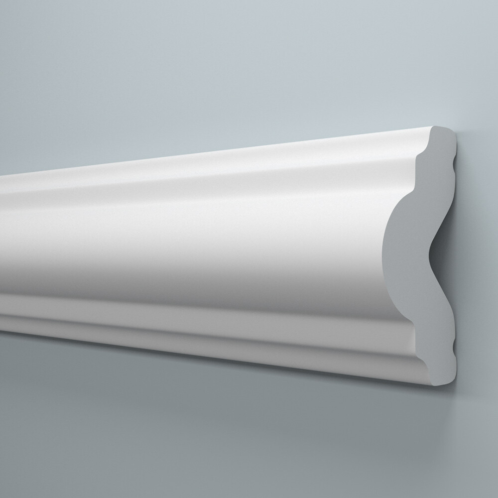 Изображение товара Молдинг из экополимера ударопрочный 40х20х2000 мм Плинтэкс ART M2 40/20 белый