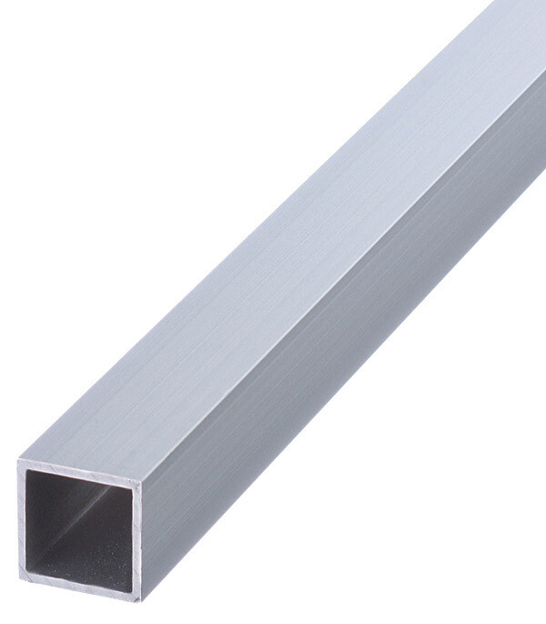 Изображение товара Трубка алюминиевая квадратная 20х20х1,5х2000 мм анодированная