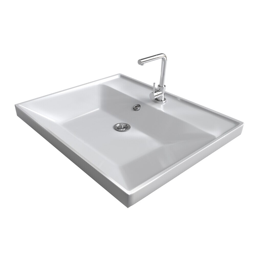 Раковина на стиральную машину MARRBAXX Лондон V42 58х50 см белая (V042D001)