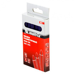 Изображение товара Мелки разметочные Matrix восковые синие (6 шт.)