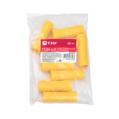 Гильза кабельная соединительная изолированная EKF PROxima ГСИ 4-6 кв. мм (50 шт.) - фото 1