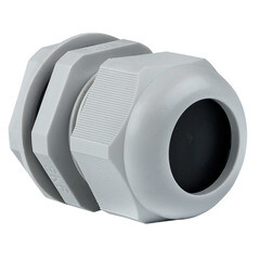 Кабельный ввод EKF PROxima PG25 диаметром 16-21 мм IP54 пластиковый серый (20 шт.) (plc-pg-25-r) - фото 4