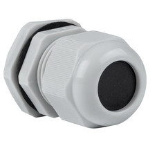Кабельный ввод EKF PROxima PG16 диаметром 10-14 мм IP54 пластиковый серый (20 шт.) (plc-pg-16-r)