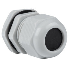 Изображение товара Сальник EKF PROxima PG 16 для кабеля диаметром 10-14 мм IP54 пластиковый серый (20 шт.) (plc-pg-16-r)