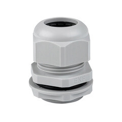 Кабельный ввод EKF PROxima PG21 диаметром 13-18 мм IP54 пластиковый серый (20 шт.) (plc-pg-21-r) - фото 2