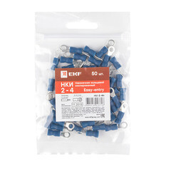 Наконечник кольцевой изолированный EKF PROxima НКИ d4,3 мм 1,0-2,5 кв. мм (50 шт.) - фото 5