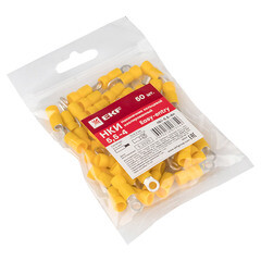 Наконечник кольцевой изолированный EKF PROxima НКИ d4,3 мм 2,5-6,0 кв. мм (50 шт.) - фото 2