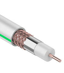 Изображение товара Кабель коаксиальный телевизионный SAT 703B 1х1 мм экранированный Rexant Green Line