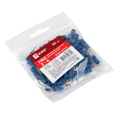 Наконечник вилочный изолированный EKF PROxima НВИ d4,3 мм 1,0-2,5 кв. мм (50 шт.) - фото 2