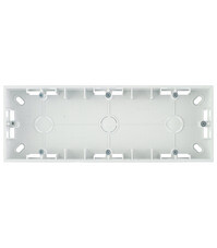 Коробка монтажная Simon 15 трехместная накладная белая (1590753-030)