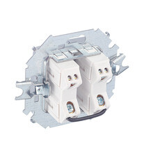 Выключатель Simon 15 двухклавишный встраиваемый алюминий (1591398-033) - фото 5