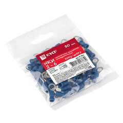 Изображение товара Наконечник кольцевой изолированный EKF PROxima НКИ d6,4 мм 1,0-2,5 кв. мм (50 шт.)