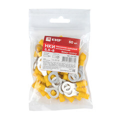 Изображение товара Наконечник кольцевой изолированный EKF PROxima НКИ d8,4 мм 2,5-6,0 кв. мм (50 шт.)