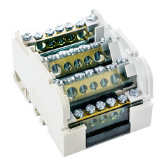 Шина нулевая EKF PROxima 4х7 отверстий в корпусе (sn0-4х7) - фото 6