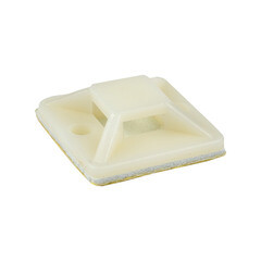 Площадка для крепления стяжек EKF PROxima 25х25 мм самоклеящаяся белая (100 шт.) (plc-25х25) - фото 5