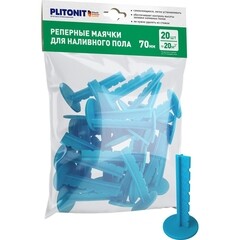 Маячок реперный Plitonit самоклеящийся пластиковый (20 шт.)
