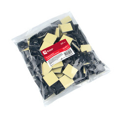 Площадка для крепления стяжек EKF PROxima 25х25 мм самоклеящаяся черная (100 шт.) (plc-25х25-b) - фото 6