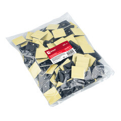 Изображение товара Площадка для крепления стяжек EKF PROxima 30х30 мм самоклеящаяся черная (100 шт.) (plc-30х30-b)