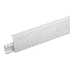 Плинтус ПВХ напольный Winart 72 мм дуб флорида 2200 мм Г-профиль со съемной панелью - фото 5