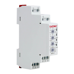 Реле контроля фаз DKC Mitra 480 В 8 А тип AC/DC (DRF-3-7)
