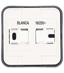 Розетка Systeme Electric Blanca накладная антрацит (BLNRA000116) - фото 2