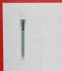 Болт сантехнический 8х90 мм DIN 571 оцинкованный (20 шт.) - фото 2