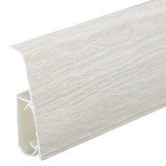 Плинтус ПВХ напольный Winart 72 мм сандал 2200 мм со съемной панелью - фото 4