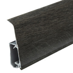 Плинтус ПВХ напольный Winart 72 мм смоул 2200 мм Г-профиль со съемной панелью - фото 4