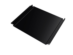 Кликфальц 0,45 мм Grand Line Double Pro с пленкой на замках черный RAL 9005 drap TR