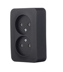 Розетка Systeme Electric Blanca накладная антрацит (BLNRA000216) - фото 2