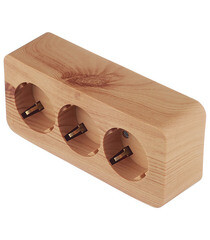 Розетка Systeme Electric Blanca накладная ясень со шторками (BLNRA011315) - фото 2