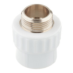 Муфта полипропиленовая Valfex 20 мм х 3/4 НР(ш) (10130120П) - фото 1