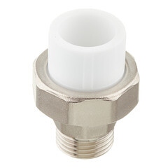 Муфта полипропиленовая Valfex разъемная (американка) 20 мм х 1/2 НР(ш) (10156015П) - фото 3