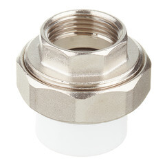 Муфта полипропиленовая Valfex разъемная (американка) 25 мм х 3/4 ВР(г) (10155020П) - фото 1