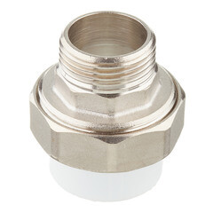 Муфта полипропиленовая Valfex разъемная (американка) 32 мм х 1 НР(ш) (10156025П) - фото 1