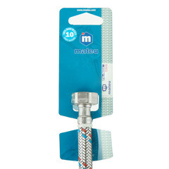 Подводка гибкая для смесителя Mateu 1/2 ВР(г) х М10 штуцер 18 мм 100 см (721100085/THP/678565) - фото 2