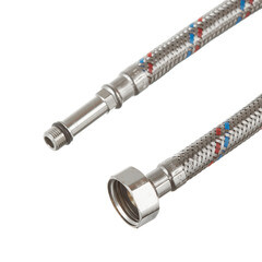 Подводка гибкая для смесителя Mateu 1/2 ВР(г) х М10 штуцер 35 мм 60 см (721060086/THP/678567) - фото 1