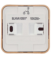 Выключатель Systeme Electric Blanca двухклавишный накладной ясень (BLNVA105015) - фото 5