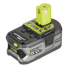Аккумулятор Ryobi One+ RB18L50 18 В 5Ач Li-Ion (15515563)