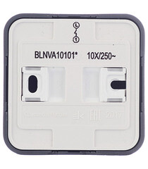 Выключатель Systeme Electric Blanca одноклавишный накладной антрацит (BLNVA101016) - фото 5