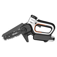 Мини-пила цепная аккумуляторная Litheli U20 EGTO50077 20 В 6" шаг 1/4" паз 1,1 мм 32 звена Li-lon 2Ач 1 АКБ и ЗУ (U20MC00-0U120)