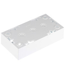 Коробка монтажная Simon 15 двухместная накладная белая (1590752-030) - фото 3