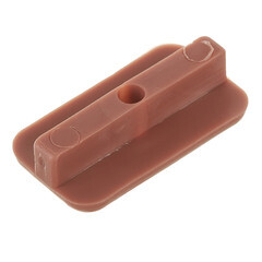 Клипса рядная монтажная Corsa Deco для шовного монтажа доски ДПК без крепежа пластиковая (35 шт.) - фото 2